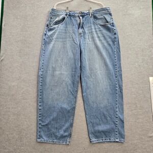 VINTAGE Anchor Blue Men Jeans 40x30 Blue Denim Y2K Relaxed Straight Original‎